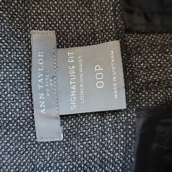 ANN TAYLOR SIGNATURE FIT  GREY PANTS TROUSERS/  00P. - Picture 6 of 10